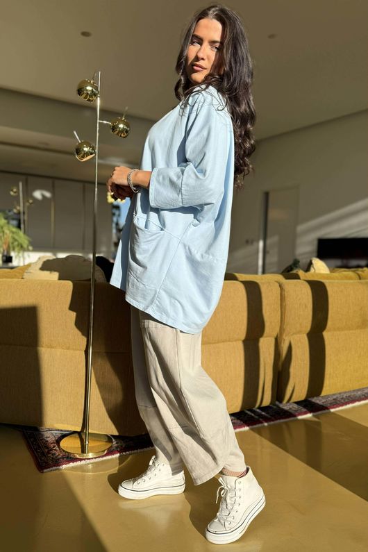 Lagen Nola Oversized Sweat Denim